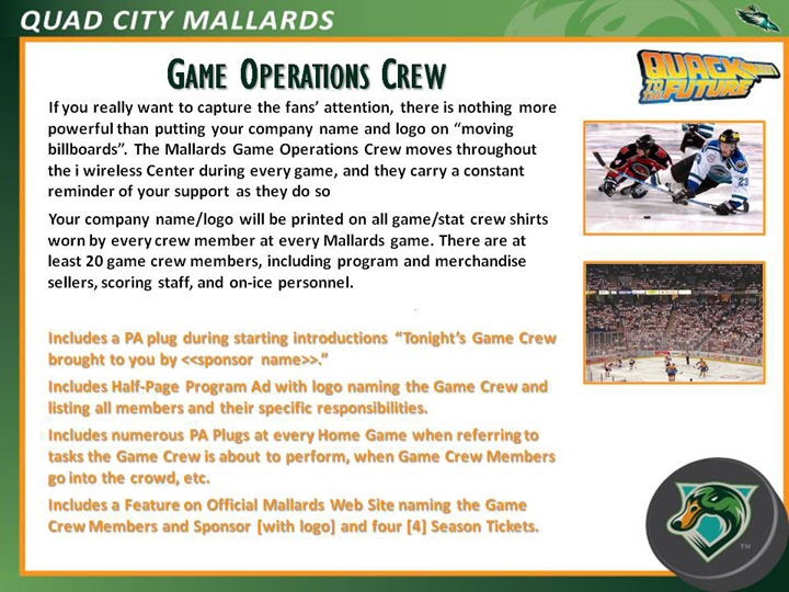 Game Operations Crew